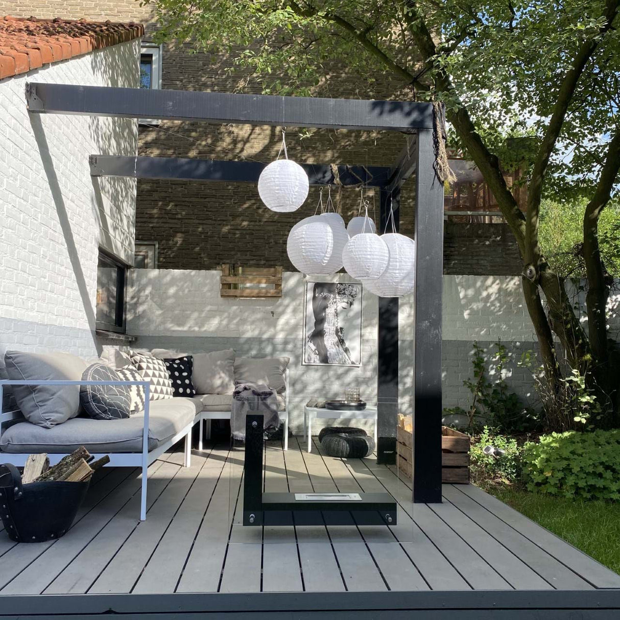 Bio ethanol haard FFB 80x60cm XL 1.4L Vrijstaand