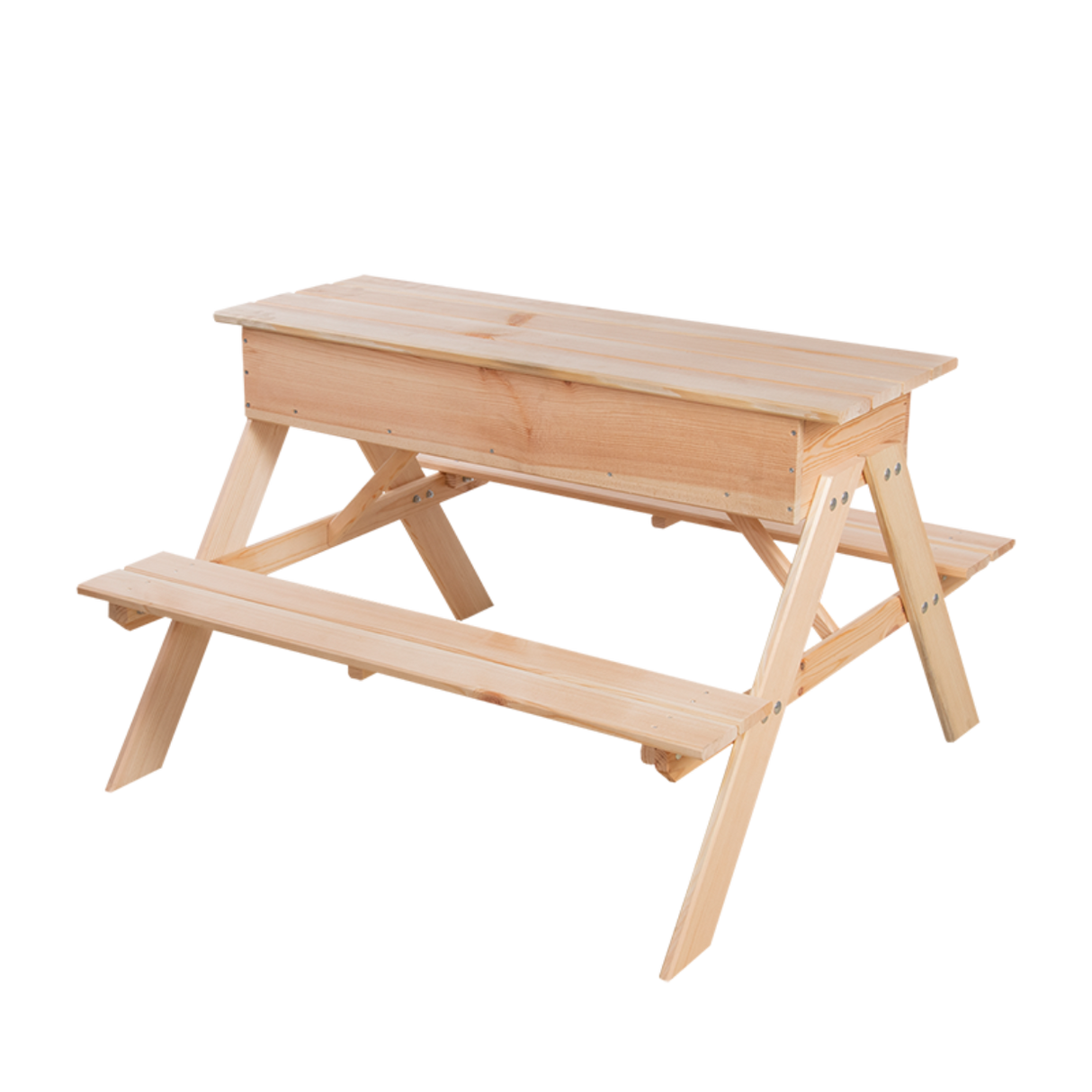 2 in 1 picknicktafel met zandbak