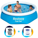 Bestway zwembad fast set set rond 305x76cm