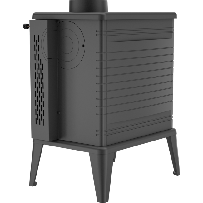Houtkachel K10 Ø150 10kw Gietijzer