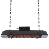 Dark Vintage Hanging Black 2500 Elektrische terrasverwarmer 25m²