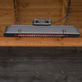 Dark Vintage Hanging Black 2500 Elektrische terrasverwarmer 25m²
