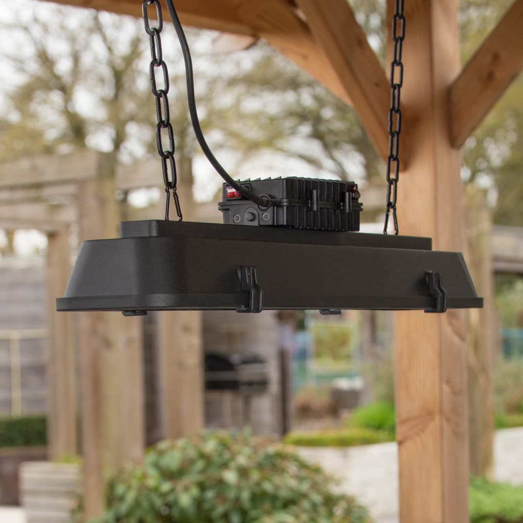Dark Vintage Hanging Black 2500 Elektrische terrasverwarmer 25m²