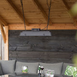 Dark Vintage Hanging Black 2500 Elektrische terrasverwarmer 25m²