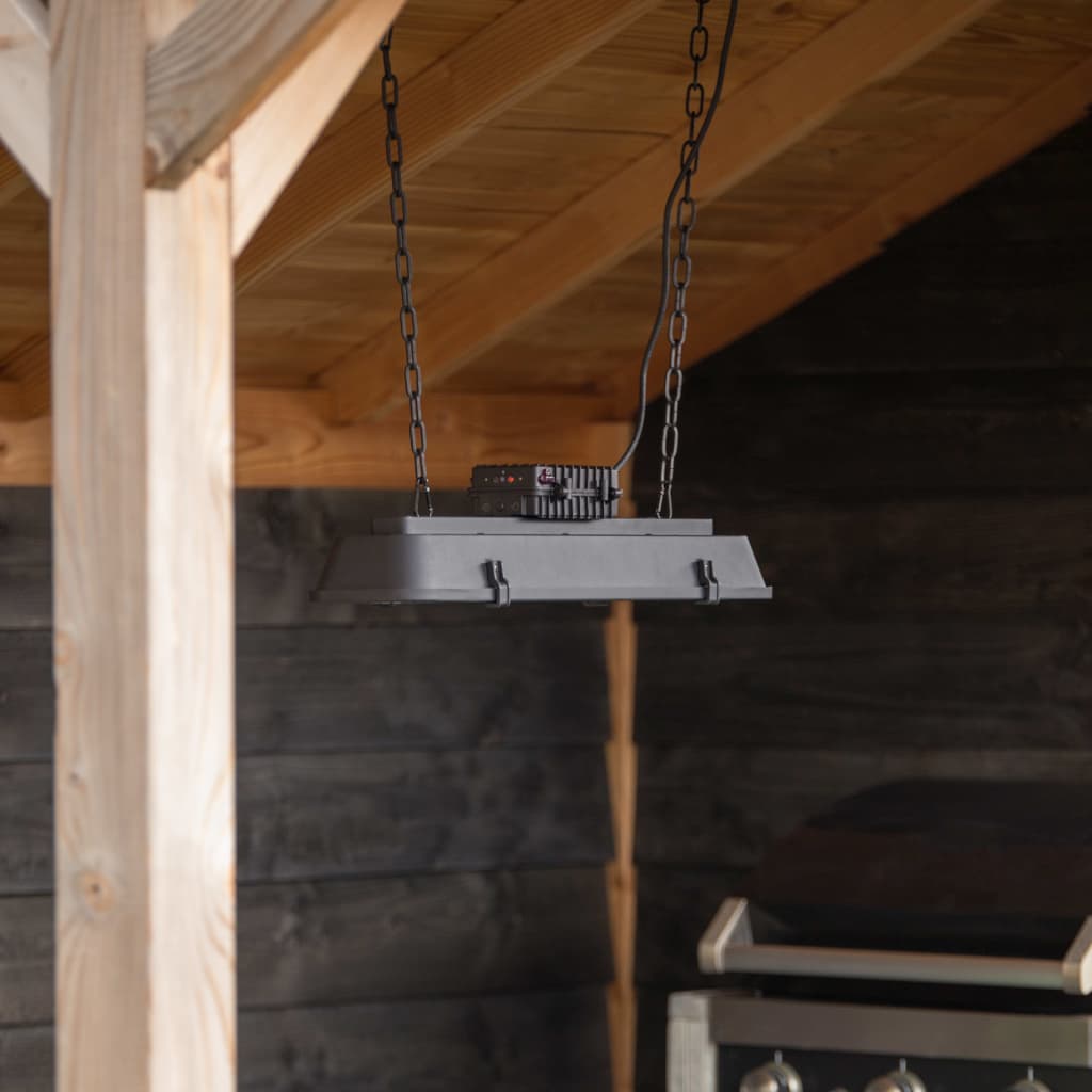 Dark Vintage Hanging Black 2500 Elektrische terrasverwarmer 25m²