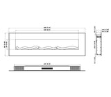 Elektrische LED haard Mars XL 183 cm RETOURDEAL